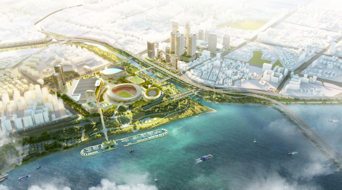 탄천한강변 수변공간 조성 조감도/사진제공=서울시