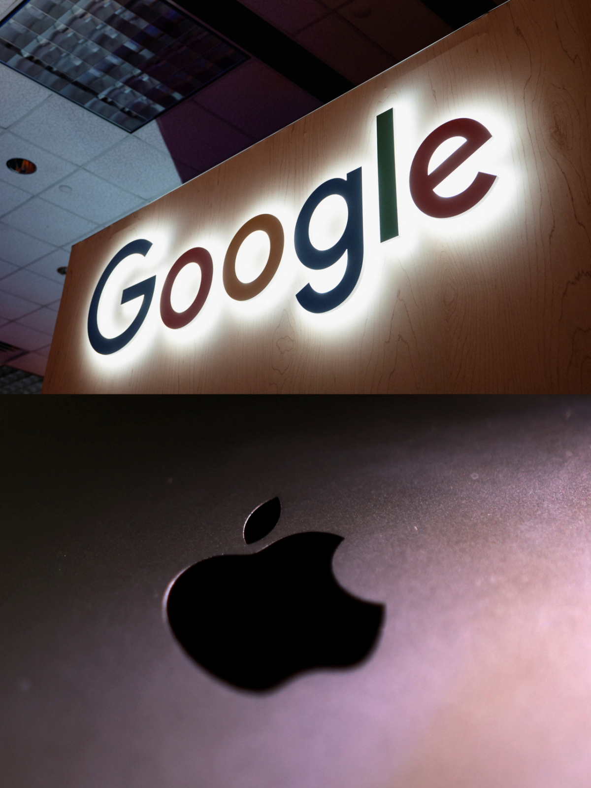 구글, 애플 로고/사진=로이터