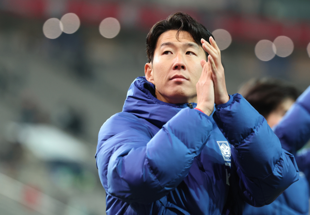 축구대표팀 주장 손흥민(33)이 에이징커브에 대한 우려에 "난 그렇게 생각하지 않는다"고 반박했다. /사진=뉴시스