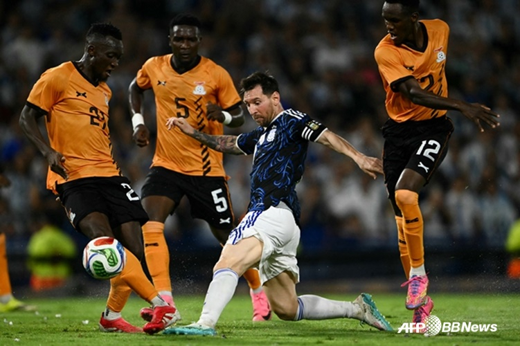 리오넬 메시(가운데). /AFPBBNews=뉴스1