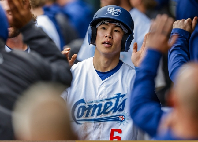 오클라호마시티 코메츠 소속 김혜성의 모습. /사진=오클라호마시티 코메츠 공식 SNS