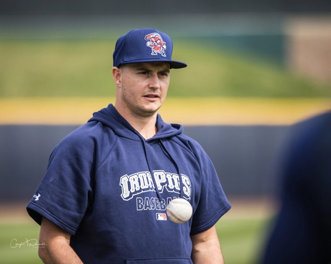 필라델피아 필리스 산하 마이너리그에 소속된 데이비슨의 모습. /사진=필리스네이션 캡처