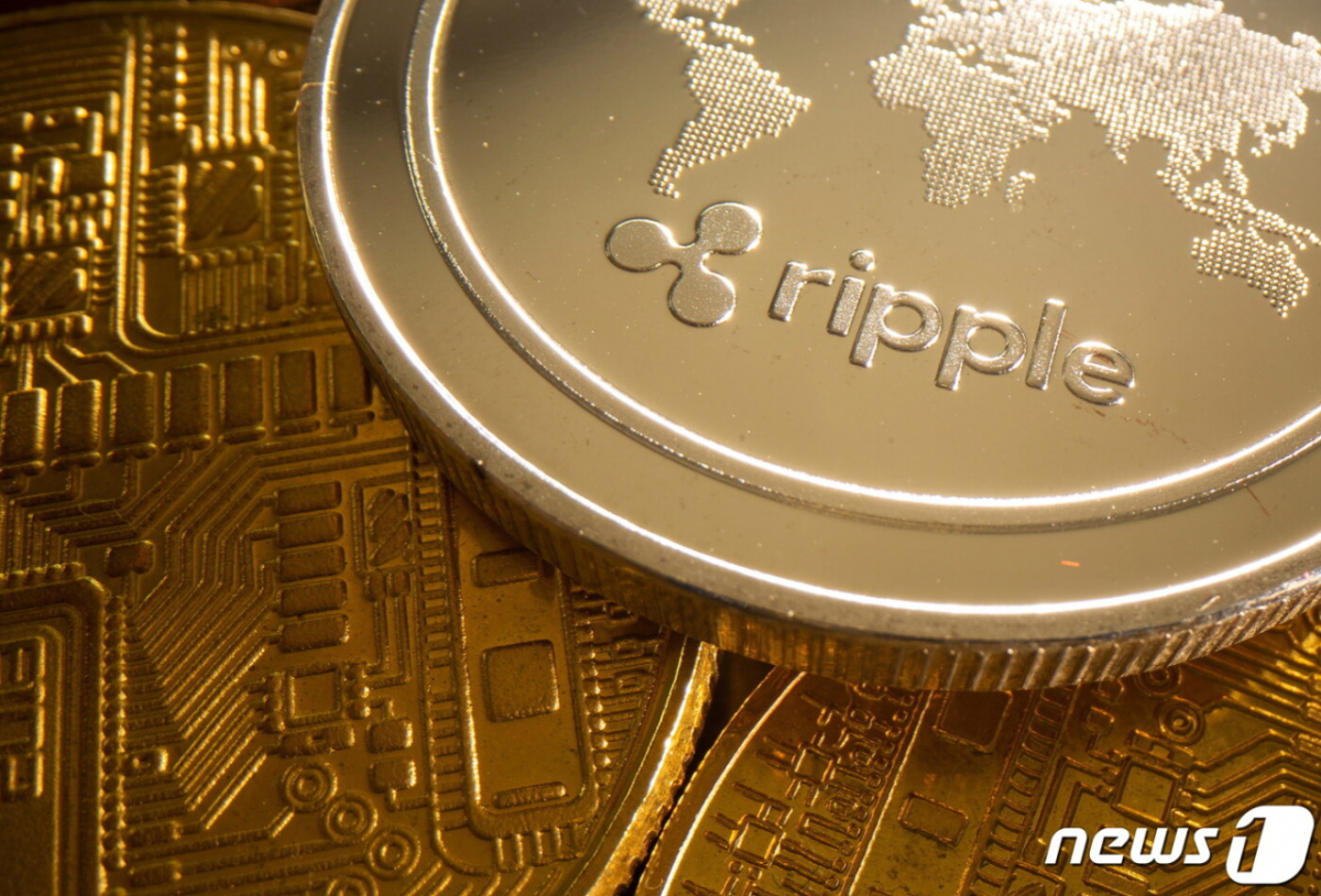 암호화폐 리플 시각물. ⓒ 로이터=뉴스1 