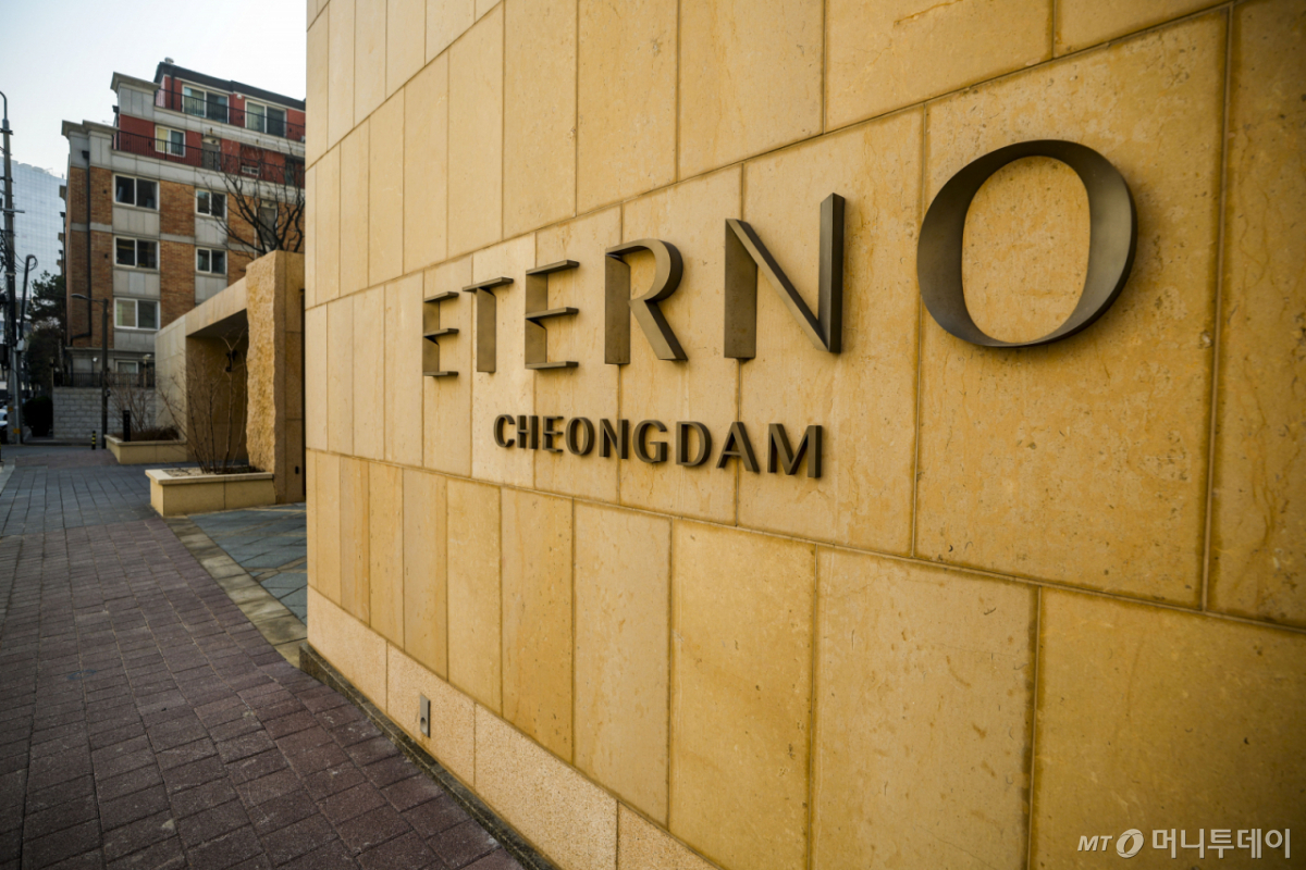 올해 전국에서 가장 비싼 공동주택은 서울 강남구 청담동에 위치한 '에테르노청담'으로 나타났다. 공시가격이 325억원을 넘어서며 압도적인 1위를 기록했다. 국토교통부가 발표한 2026년 공동주택 공시가격(안)에 따르면 전국 공동주택 1585만가구 중 공시가격 상위 1위 단지는 강남구 청담동 '에테르노청담(전용면적 464.11㎡)'으로 올해 공시가격 325억7000만원을 기록했다. 작년 200억6000만원에서 125억1000만원 상승한 금액이다. 사진은 17일 서울 강남구 에테르노 청담./사진=뉴시스