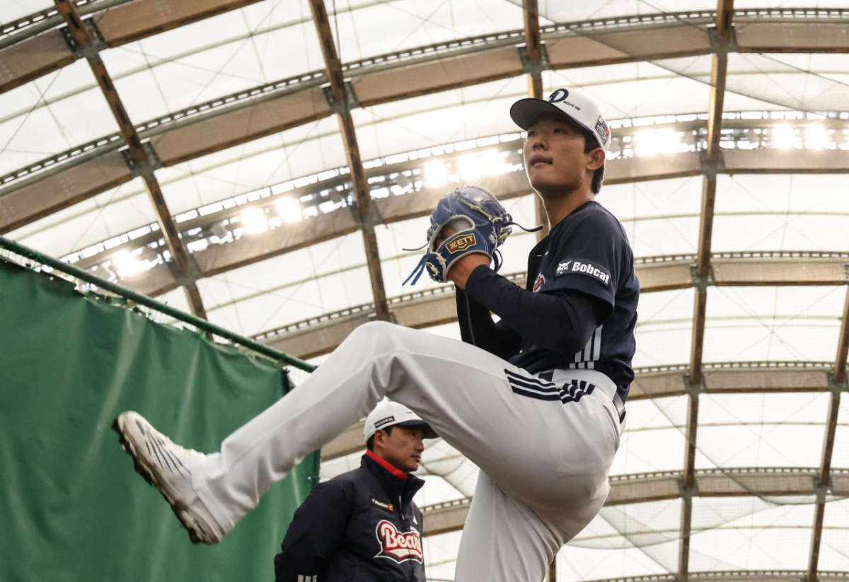 두산 베어스 투수 최민석. /사진=두산 베어스 제공