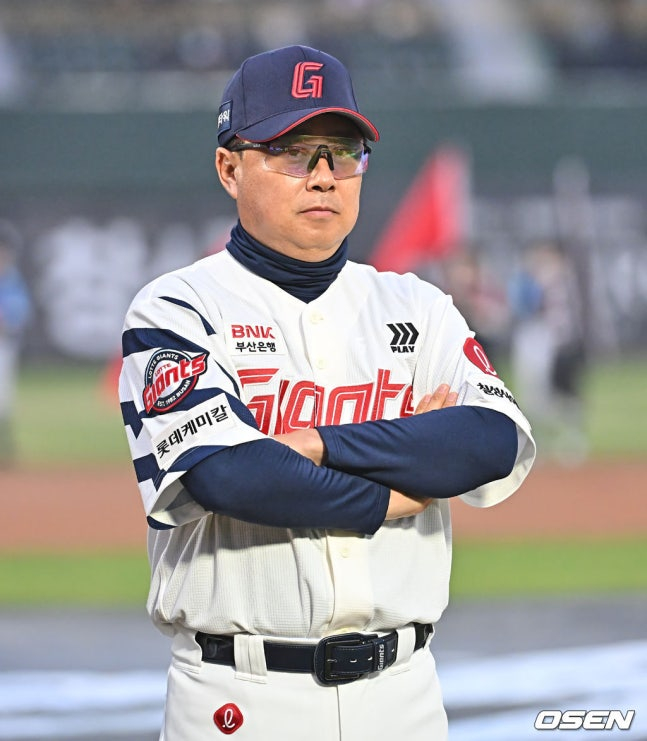 3일 경기를 앞둔 김태형 감독.