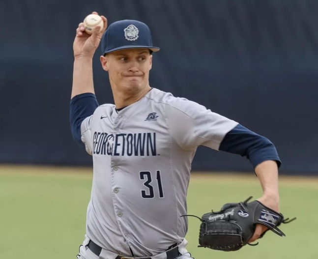 잭 쿠싱. /사진=조지타운 베이스볼 애널리스트 SNS