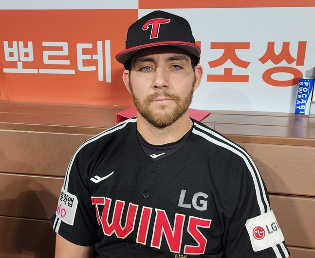 4일 경기를 마친 오스틴. /사진=박수진 기자