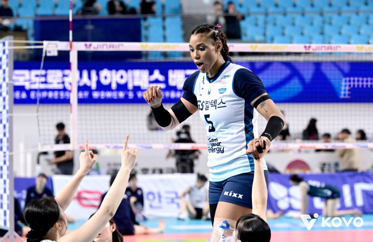 GS칼텍스 아포짓 스파이커 지젤 실바. /사진=KOVO 제공