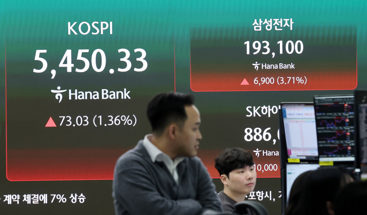 삼전 실적 기대감에 코스피 지수도 '쑥'…전쟁 불확실성은 여전