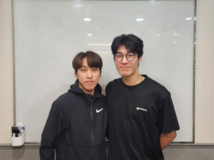 (왼쪽부터)쇼트트랙 선수 박지원, 황대헌 /사진=뉴스1