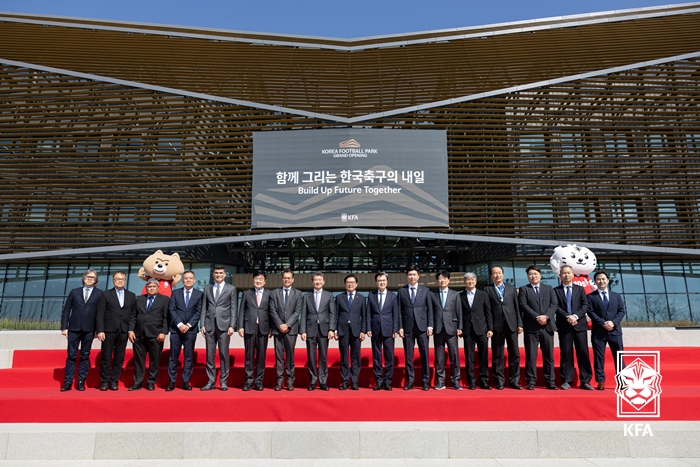 코리아풋볼파크 개관식 중. /사진=대한축구협회(KFA) 제공