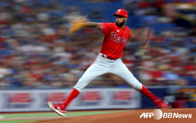 필라델피아의 크리스토퍼 산체스. /AFPBBNews=뉴스1