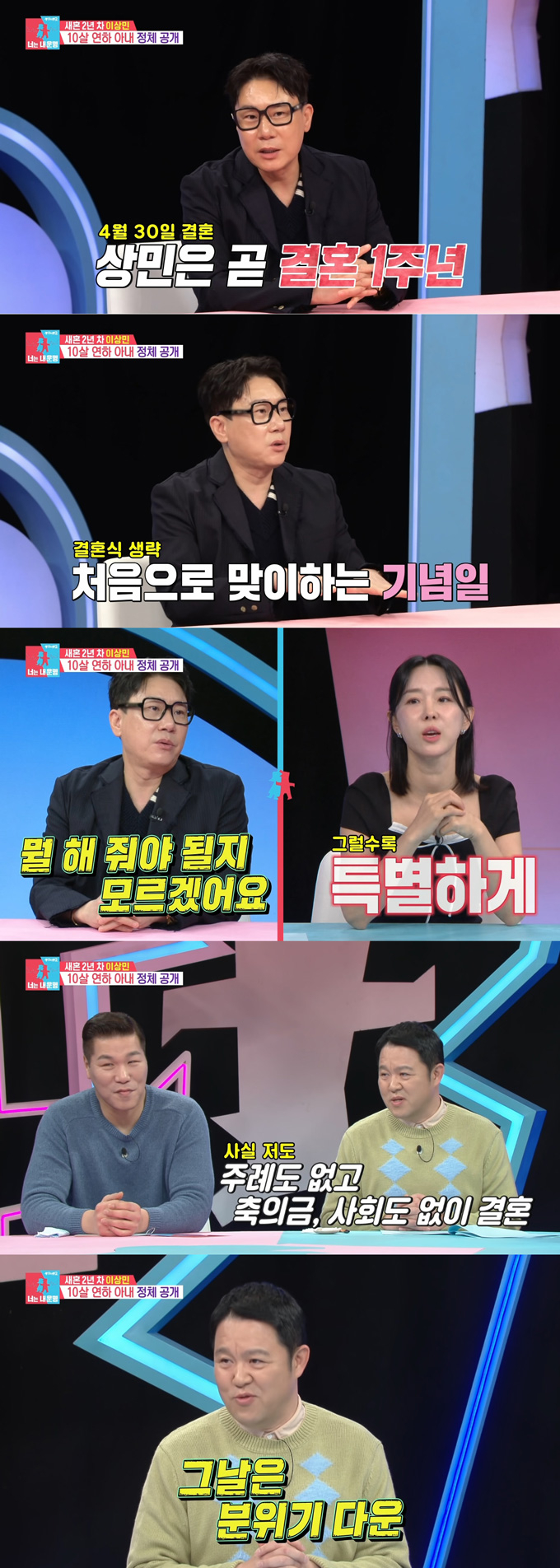 방송인 김구라가 재혼 아내가 결혼식을 조촐하게 올린 것을 서운해한다고 털어놨다./사진=SBS '동상이몽2-너는 내 운명' 방송 화면
