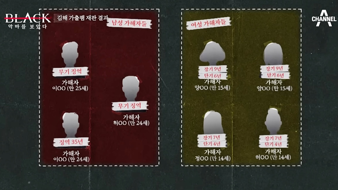 2014년 발생한 이른바 '김해 여고생 암매장 살인 사건'을 다룬 방송 화면./사진=채널A '블랙 : 악마를 보았다'