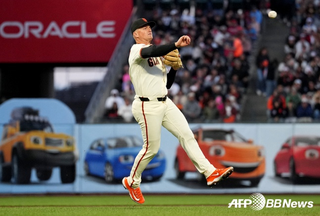 샌프란시스코의 맷 채프먼. /AFPBBNews=뉴스1