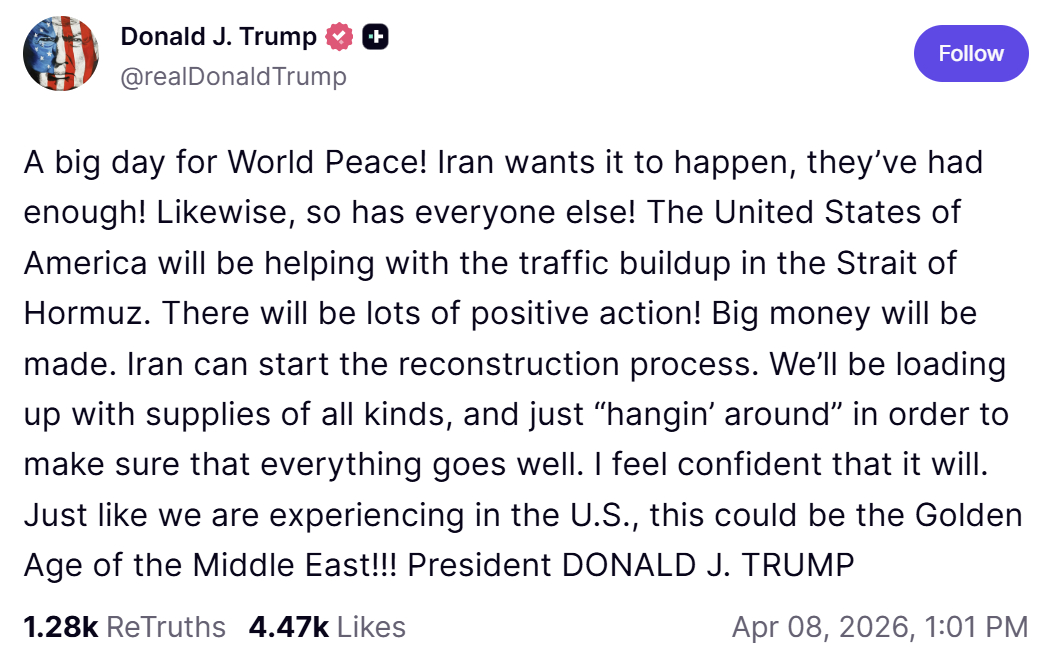 사진=트루스소셜