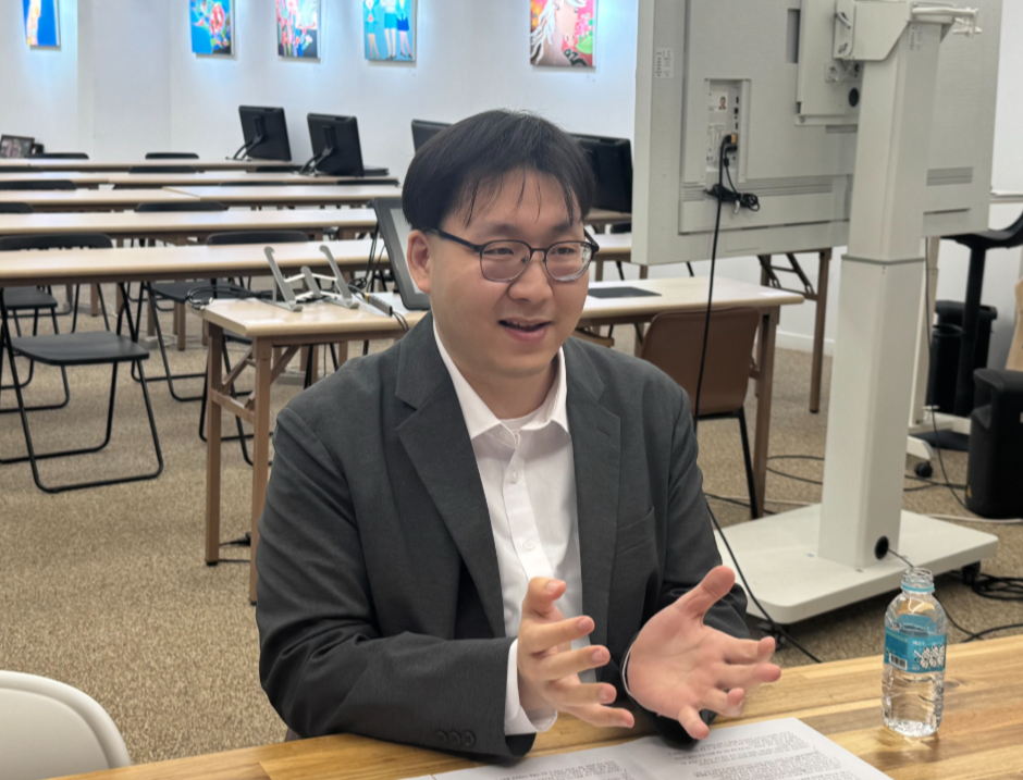 7일 서울 은평구 스프링샤인에서 머니투데이와 인터뷰 중인 강동우씨. /사진=박소연 기자