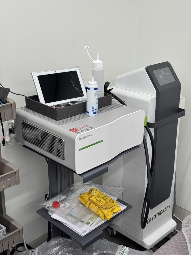 SSG가 1군에 새로 도입한 충격파 치료기. /사진=SSG 랜더스 제공