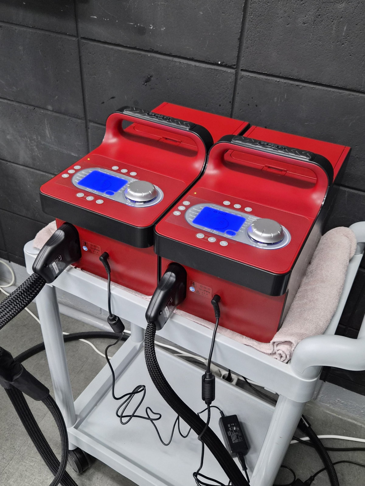 퓨처스에 도입한 냉압치료기. /사진=SSG 랜더스 제공