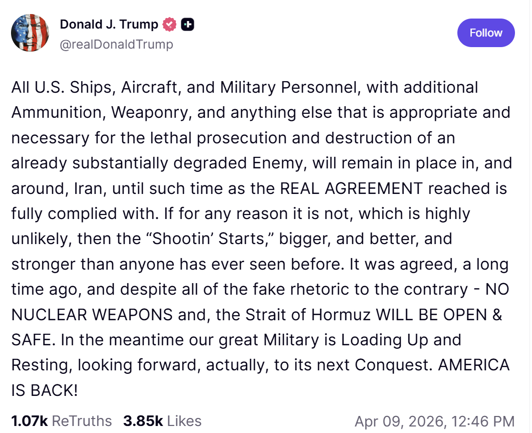 사진=트루스소셜