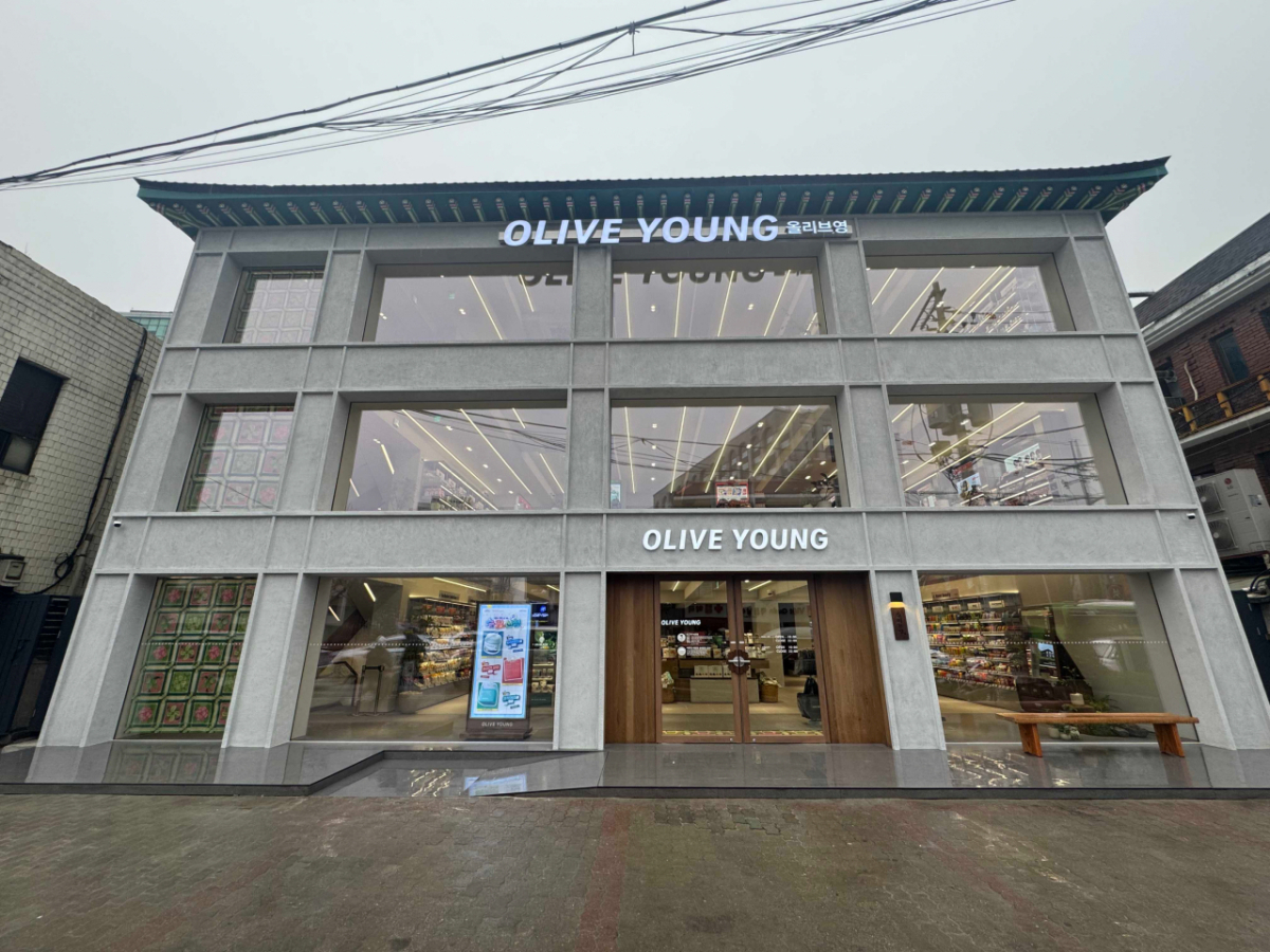 올리브영 안국역점 매장. /사진제공=올리브영. 