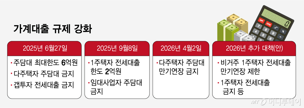 가계대출 규제 강화/그래픽=임종철