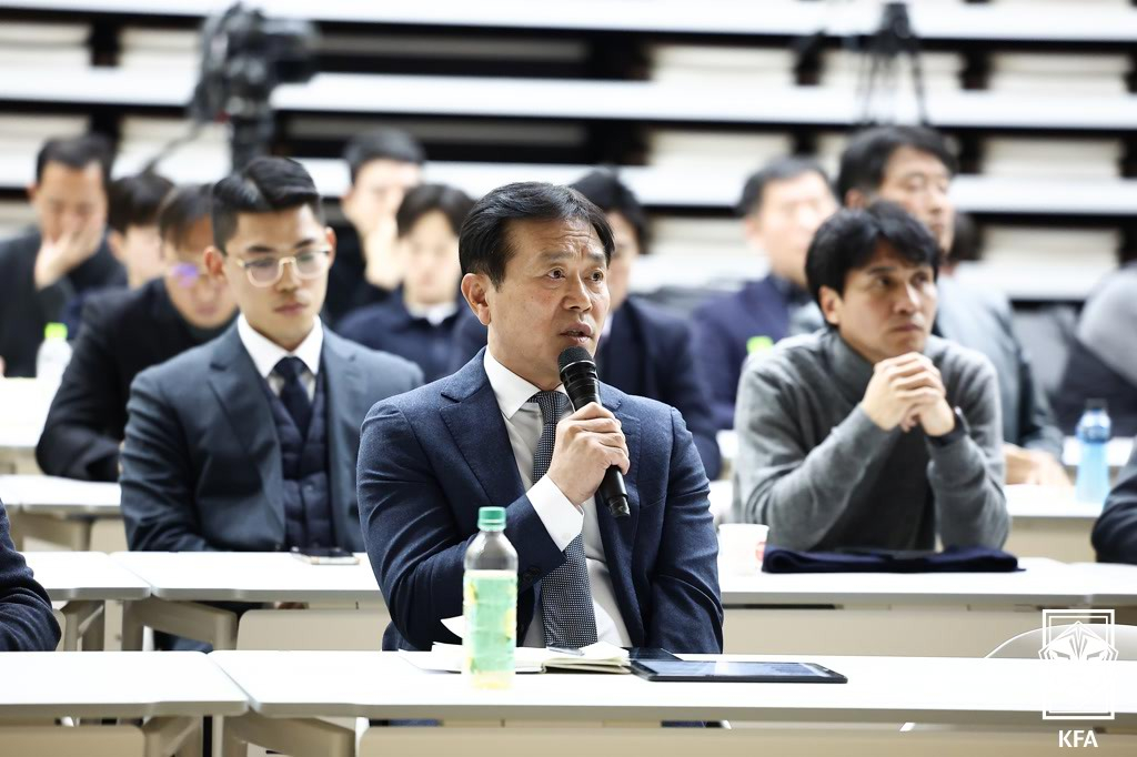 문진희 대한축구협회 심판위원장. /사진=대한축구협회 제공