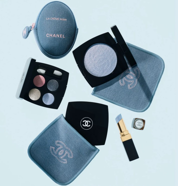 샤넬의 ‘데님 메이크업 컬렉션’./사진=샤넬 홈페이지 갈무리