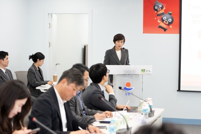 XIOM 2026 강릉세계마스터즈탁구선수권대회 기자 간담회 풍경. /사진=강릉세계마스터즈탁구선수권대회 조직위 제공