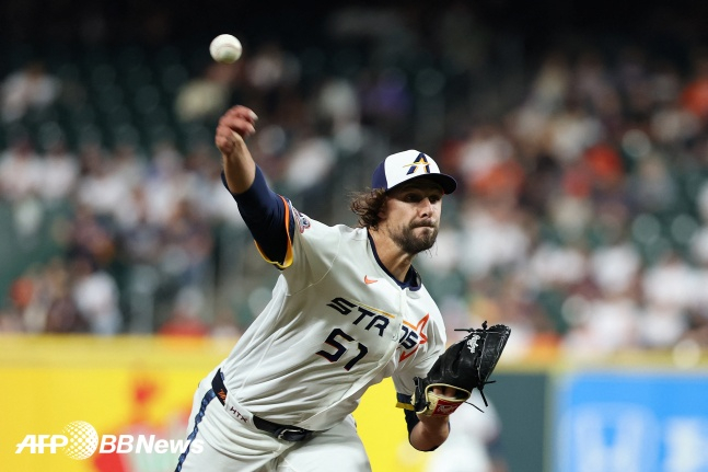 휴스턴의 라이언 와이스. /AFPBBNews=뉴스1