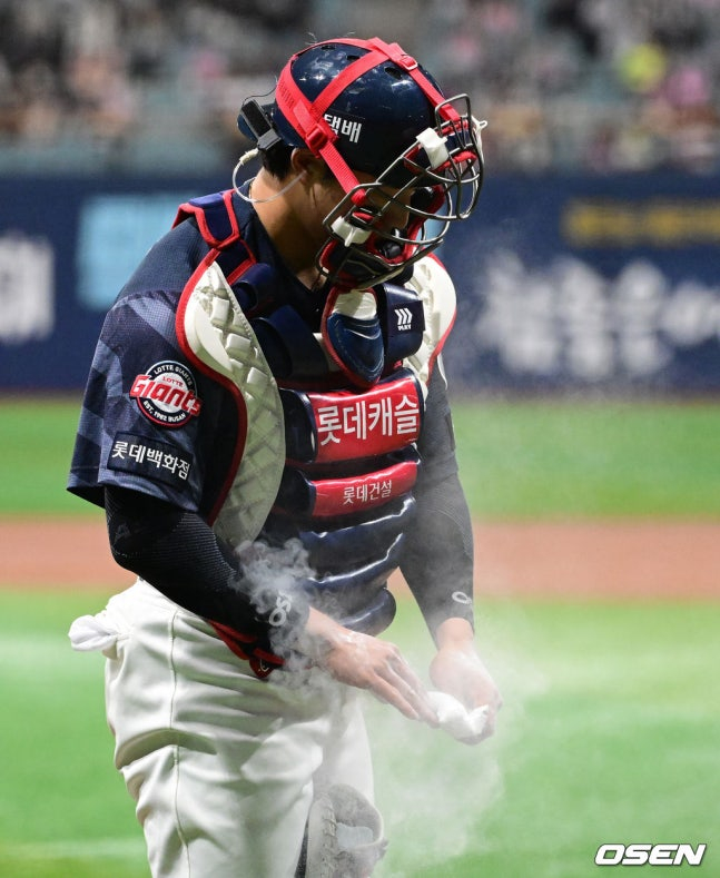 최근 선발 출전이 잦아지는 손성빈.