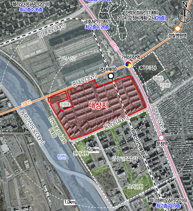 사업 대상지 위치도/사진제공=서울시 