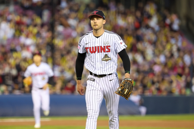 LG 트윈스 외국인 투수 앤더스 톨허스트. /사진=LG 트윈스 제공