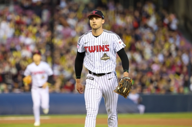 LG 트윈스 외국인 투수 앤더스 톨허스트. /사진=LG 트윈스 제공