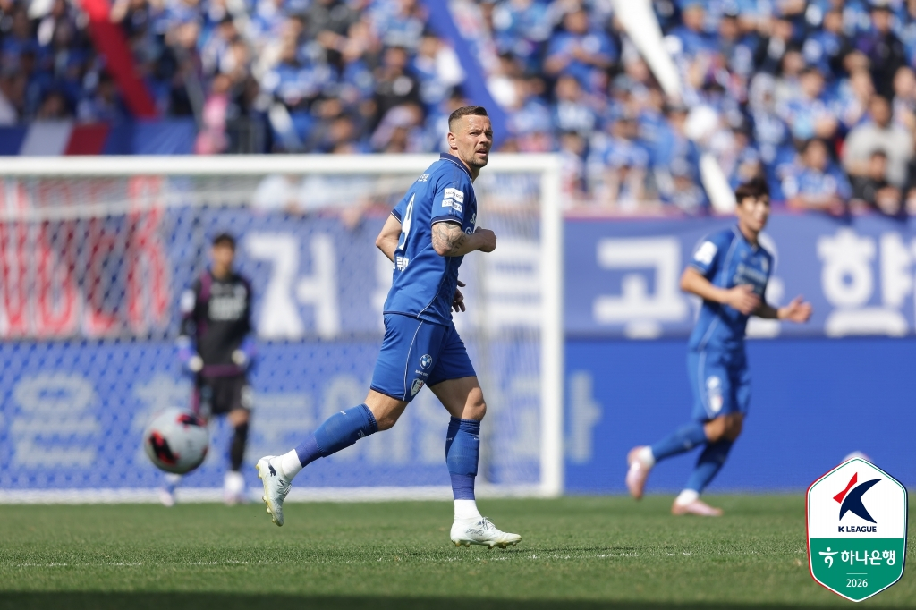 수원 삼성 공격수 일류첸코. /사진=한국프로축구연맹 제공