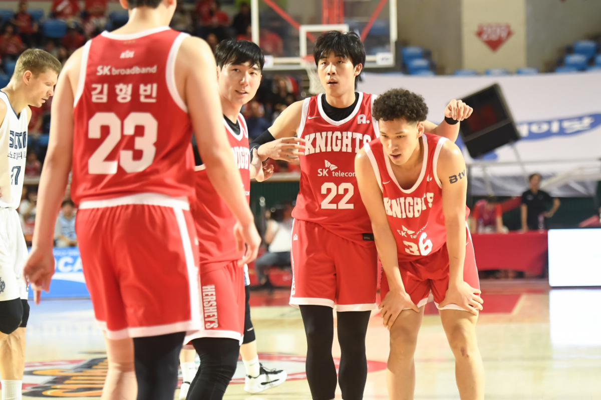 서울SK 선수단. /사진=KBL 제공