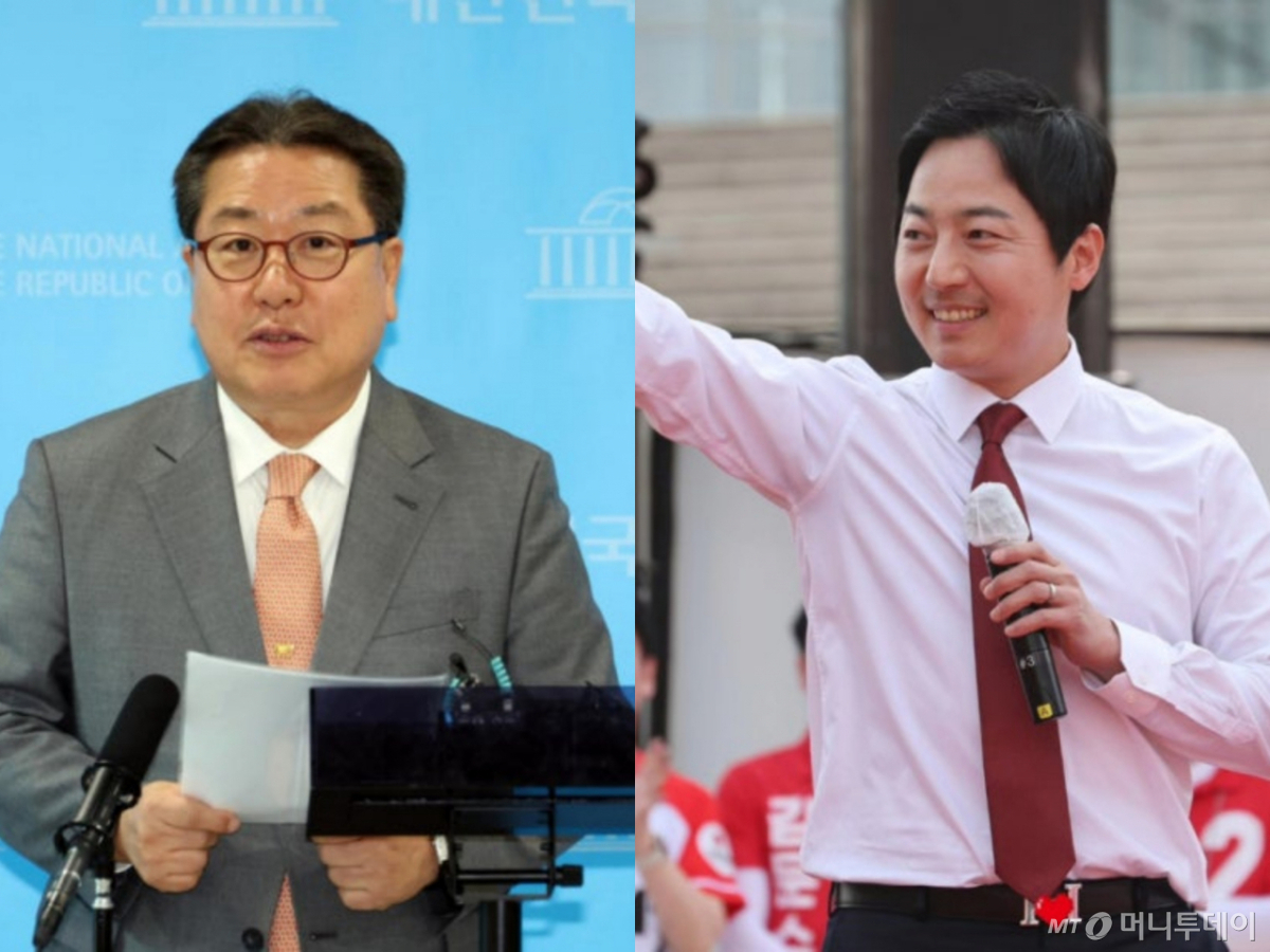 조광한 국민의힘 최고위원(좌), 이성배 전 MBC 아나운서(우)/사진=뉴시스, 이성배 전 MBC 아나운서 SNS