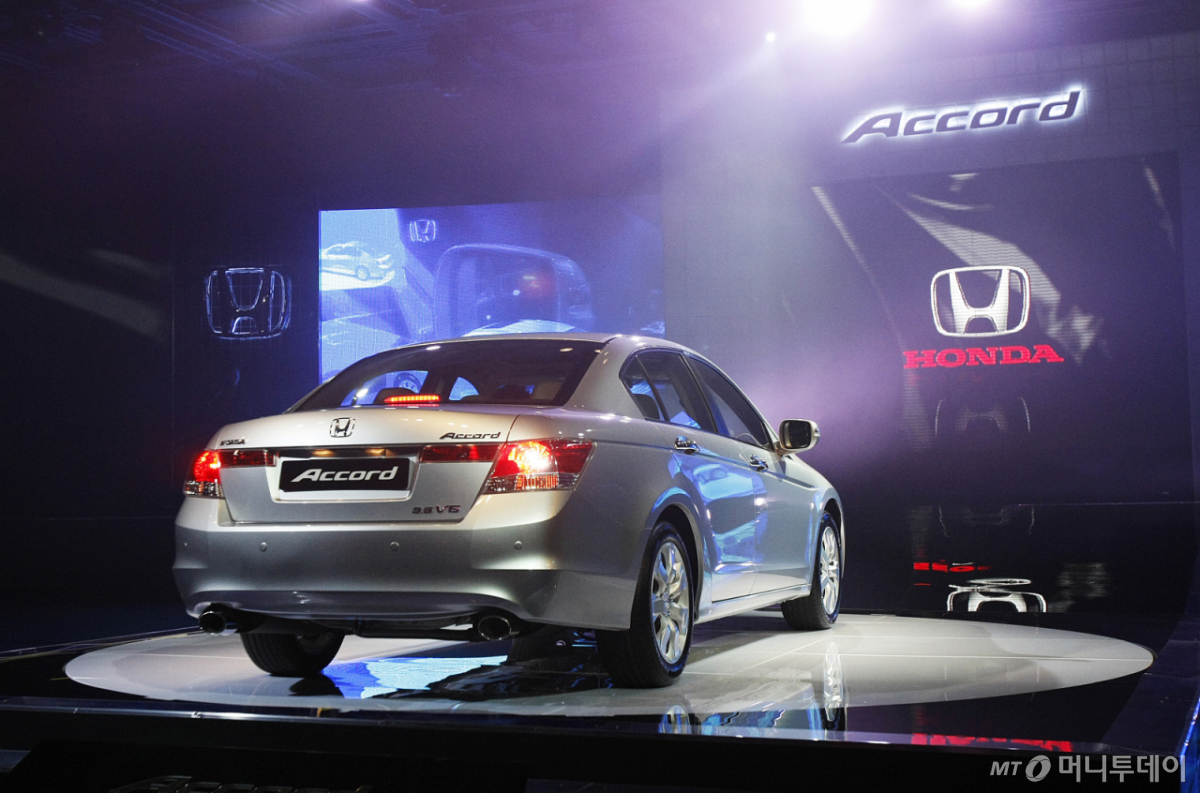 혼다코리아가 지난 14일 그랜드 하얏트 호텔에서 성능과 디자인 등 모든 면에서 업스케일된 하이엔드(The High-End) ‘신형 어코드(Accord)’ 신차 발표회 /사진=머니투데이DB