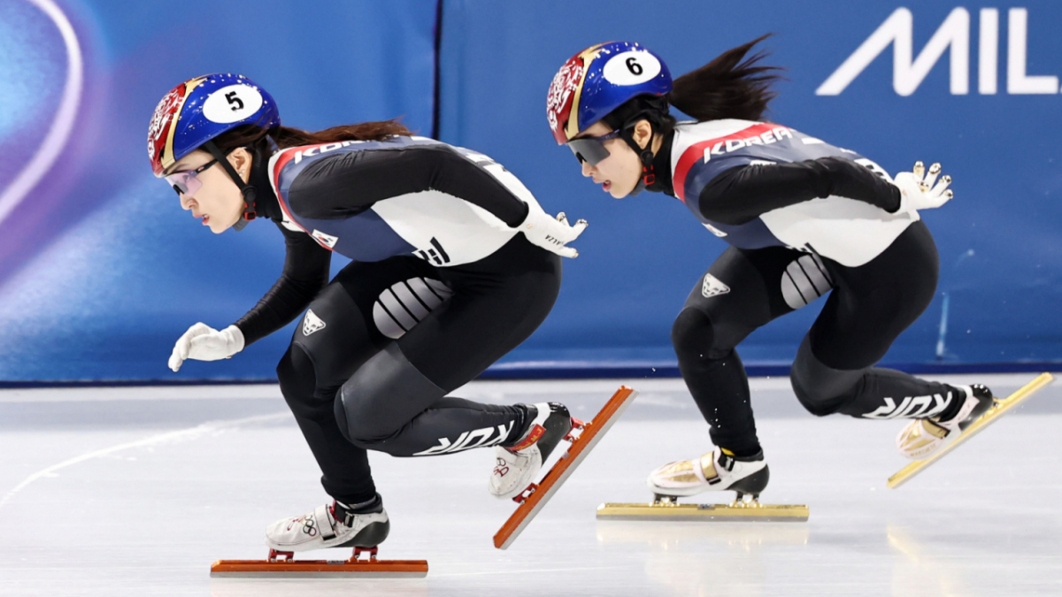 쇼트트랙 최민정과 김길리가 20일(현지 시간) 이탈리아 밀라노 아이스스케이팅 아레나에서 열린 2026 밀라노·코르티나 담페초 동계올림픽 쇼트트랙 여자 1500m 결승에서 역주하고 있다. 2026.02.21. /사진=뉴시스