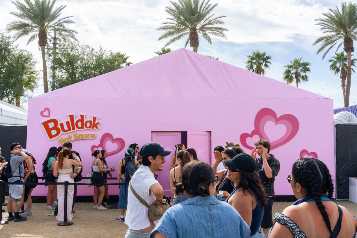 2025년 코첼라 페스티벌 당시 불닭 부스 전경/사진=삼양식품