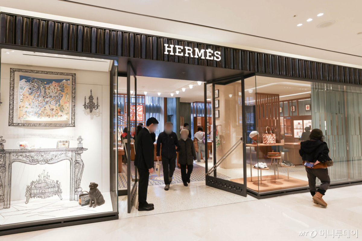 에르메스, 한국 매출 1조원 돌파…역대 최대