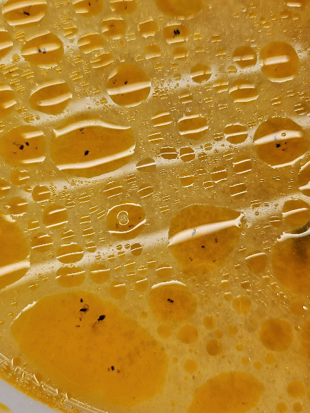 프랜차이즈 샤브샤브 식당에서 음식을 먹다가 국물 속 벌레를 발견했다는 사연이 전해졌다. /사진=스레드