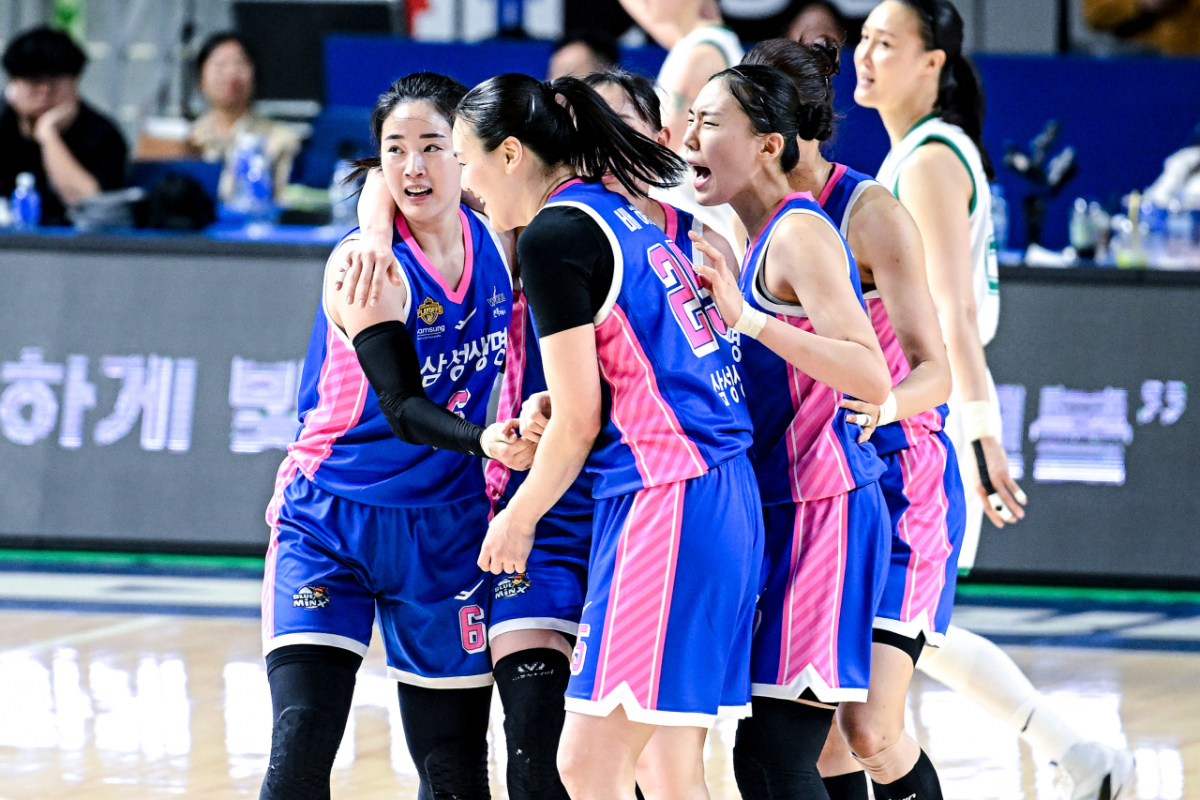 삼성생명 선수단. /사진=WKBL 제공