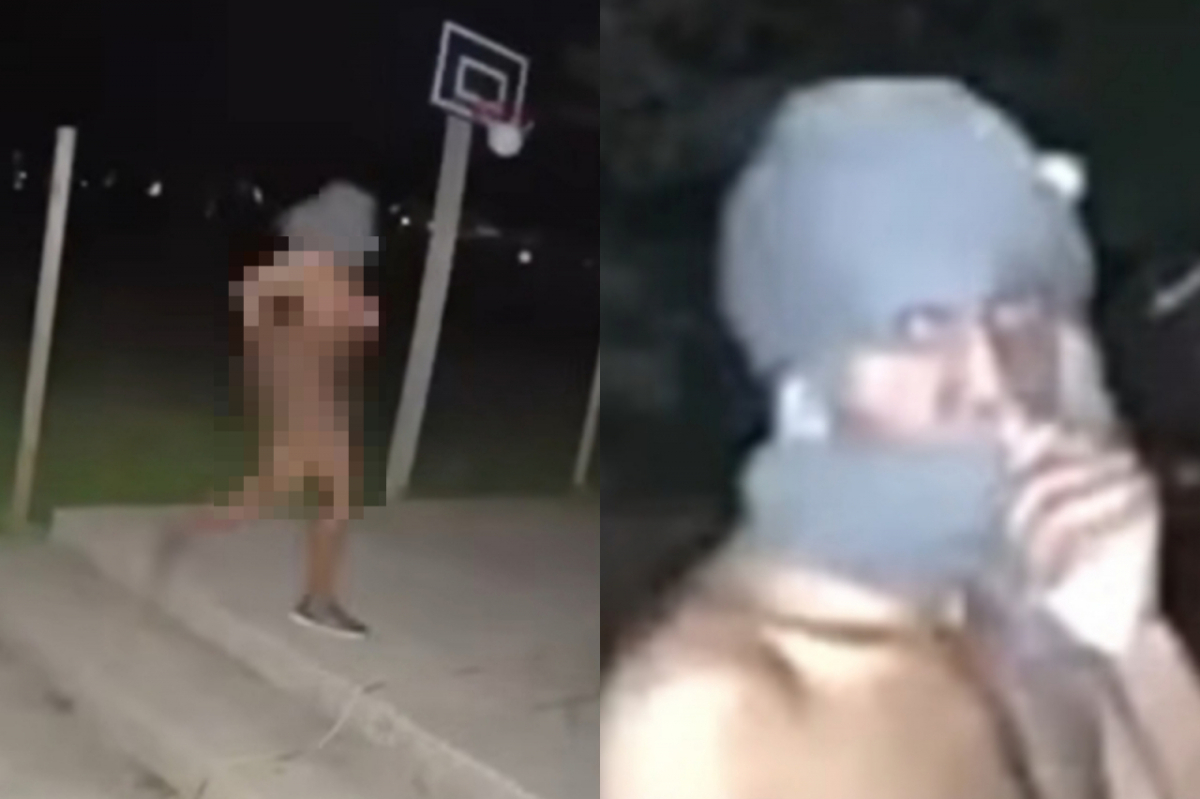 미국 버지니아 센터빌에서 나체 상태로 배회해 체포된 남성 /사진=유튜브 채널 ' FOX 5 Washington DC' 캡처