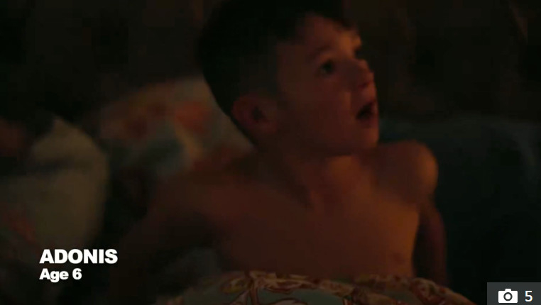 타이슨 퓨리를 향해 소리치는 아들 이도니스. /사진=더선 갈무리