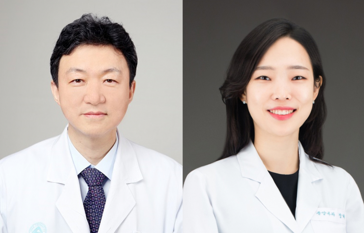(왼쪽부터) 서울아산병원 종양내과 김성배·정혜현 교수. /사진=서울아산병원
