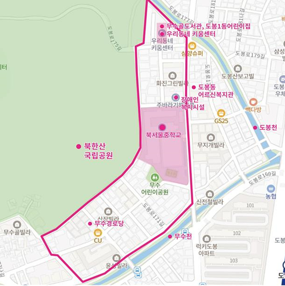 사업 위치도/사진제공=도봉구