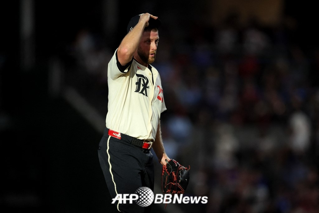 텍사스 레인저스 시절 메릴 켈리의 모습. /AFPBBNews=뉴스1