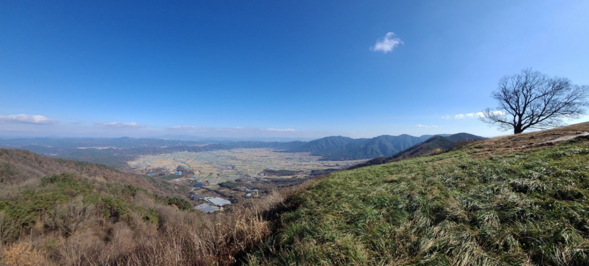 경남 합천 운석충돌구 전경 /사진=한국지질자원연구원